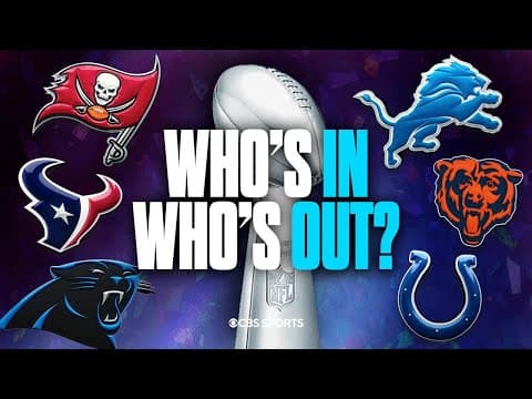 Who's IN & Who's OUT in latest NFL Playoff Picture? NFC South battle, Lions fall behind, & MORE