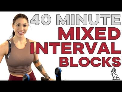 40-Minute Mixed Interval Run | Treadmill Follow-Along with Coach Rachael