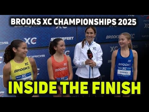 Inside the Finish: Girls Top 3 Post-Race Interviews | Brooks XC Championships 2025