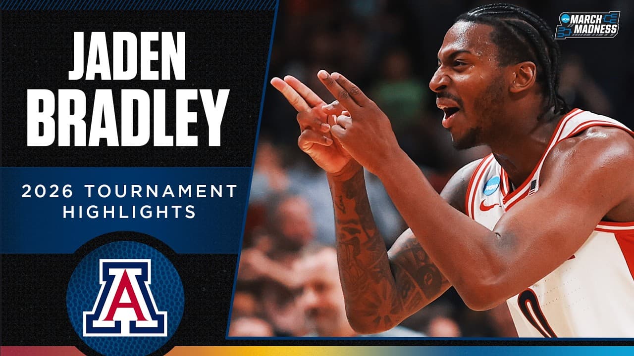 Jaden Bradley 2026 NCAA tournament highlights
