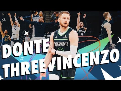 EVERY Single Donte DiVincenzo Timberwolves Three-Pointer