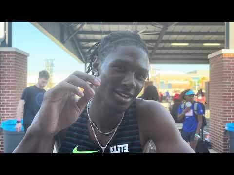 Tate Taylor Reacts To 20.05 200m High School Record At Tom Jones, Excited For Pro 4x100m Tomorrow