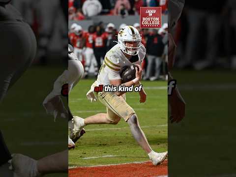 DANGER: Haynes King and the Georgia Tech offense will be a PROBLEM for battered Boston College D.