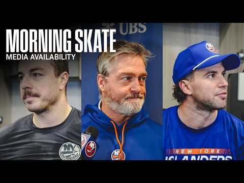 New York Islanders Morning Skate Availability | NYI at PHI