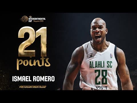 Ismael Romero (21 PTS) | Player Of The Game | AHT vs UBX | FIBA Intercontinental Cup Singapore 2025