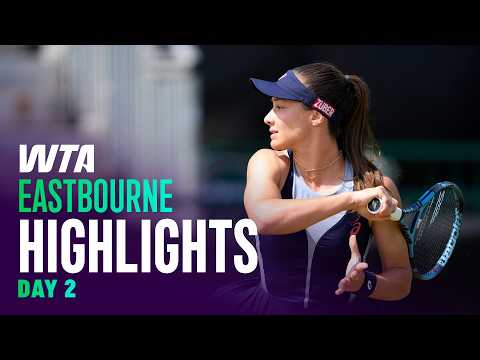Day 2 in Eastbourne featuring Sonmez, Maria, Keys and more | WTA Match Highlights