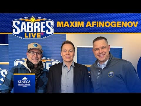 “I’m Pretty Excited To See Them” | Maxim Afinogenov On Being Back In Buffalo | Buffalo Sabres
