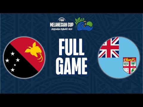LIVE - Solomon Islands v Papua New Guinea | FIBA Women's Melanesian Cup 2025