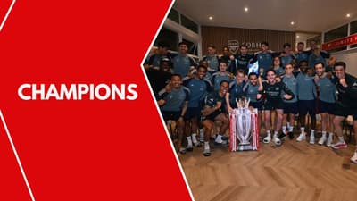 ARSENAL ARE PREMIER LEAGUE CHAMPIONS!