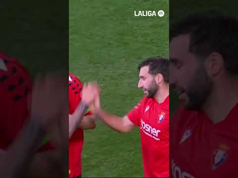 El gol de Ante Budimir en el #OsasunaVillarreal #LaLigaHighLights #shorts