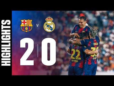 HIGHLIGHTS | BARÇA LEGENDS 2 vs 0 REAL MADRID LEYENDAS 🔵🔴