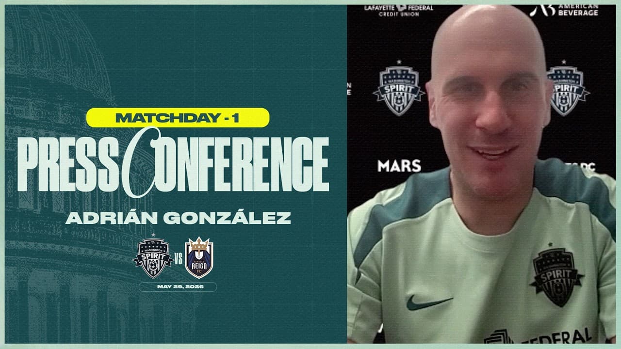 Adrián González Matchday -1 Press Conference | Matchday 11 vs Seattle Reign FC | 05.29.26