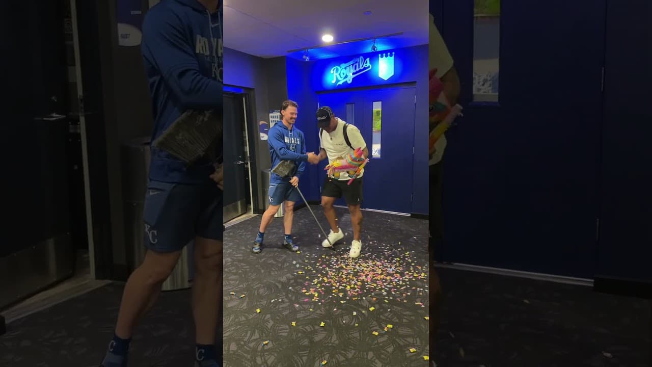Happy Birthday Salvy! 🥳 #kcroyals #birthday #salvadorperez #piñatas #baseball #MLB