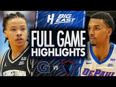 Georgetown vs DePaul  - FULL GAME HIGHLIGHTS | January 6, 2026 | BIG EAST College Basketball