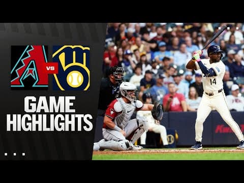D-backs vs. Brewers Game Highlights (8/27/25) | MLB Highlights