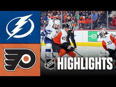 Lightning vs. Flyers | NHL Highlights | January 10, 2026