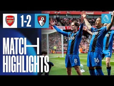 Alex Scott's fine finish makes it BACK-TO-BACK wins at the Emirates | Arsenal 1-2 AFC Bouremouth