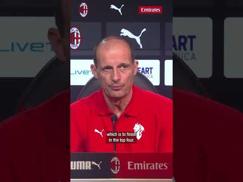 Allegri's thoughts ahead of #MilanLazio | #Shorts