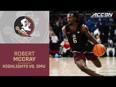 Florida State Guard Robert McCray V Highlights vs. SMU