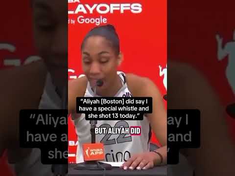 A'ja Wilson after the Game 4 loss in Indiana