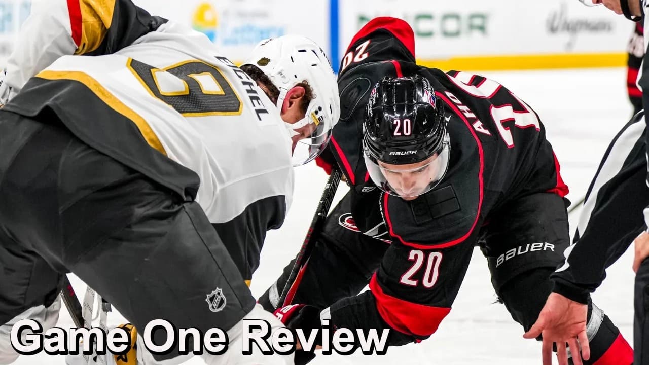 Game One Review: Golden Knights vs Hurricanes