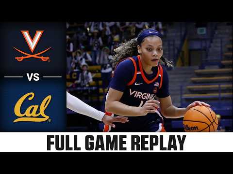 Virginia vs. Cal Full Game Replay | 2025-26 ACC Women's Basketball