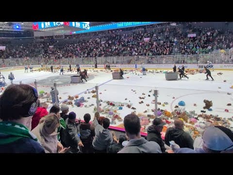 Teddy Bear toss in Abbotsford 2025