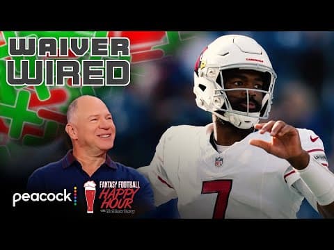 Jacoby Brissett emerges as priority waiver wire QB target | Fantasy Football Happy Hour | NFL on NBC