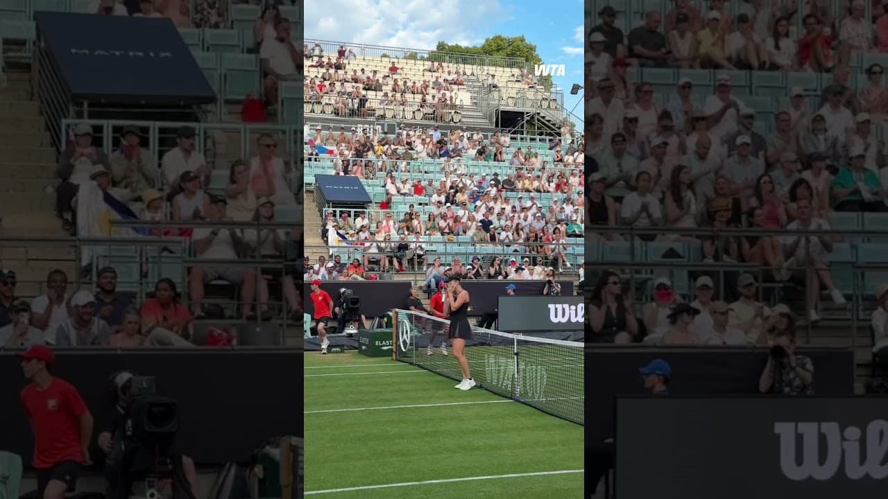 Linda Noskova powers into her first career final on grass with a win over Eala! #wta #tennis #berlin
