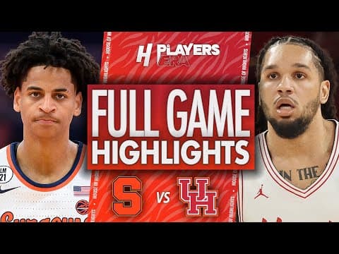 Syracuse  vs Houston - FULL GAME HIGHLIGHTS | November 24, 2025  Players Era Tournament