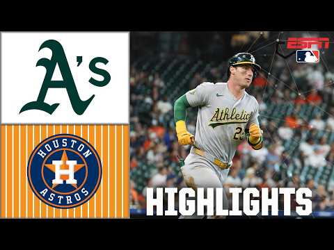 Athletics vs. Houston Astros | Full Game Highlights | ESPN MLB