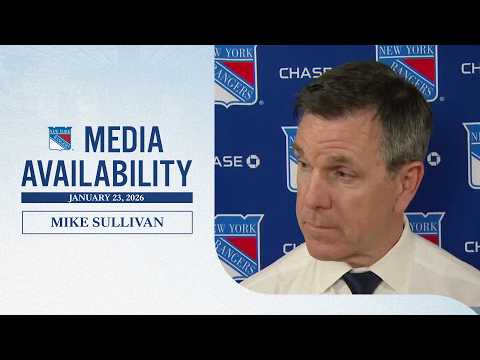NYR at SJS: Mike Sullivan Postgame Media Availability | Jan. 23, 2026