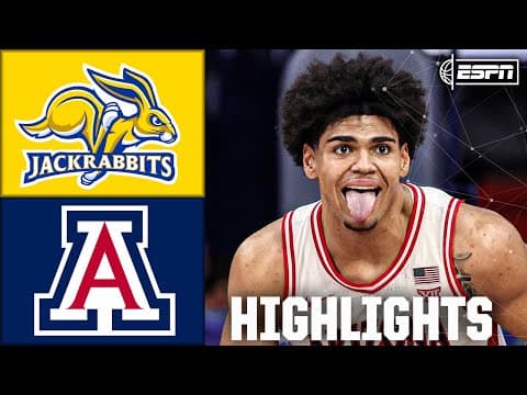 South Dakota State Jackrabbits vs. Arizona Wildcats | Full Game Highlights | ESPN College Basketball