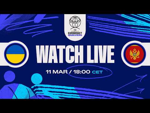 LIVE - Ukraine v Montenegro | FIBA Women's EuroBasket 2027 Qualifiers | First Round