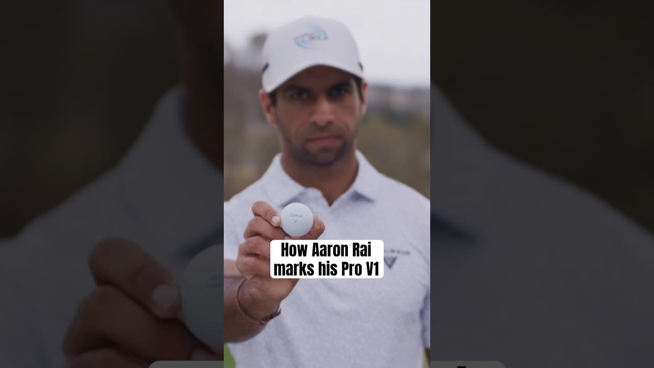 How Aaron Rai marks his Titleist (and why Pro V1 fits him best)