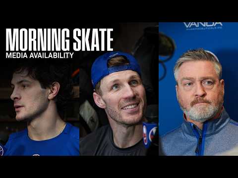 New York Islanders Morning Skate Availability | NYI vs NSH