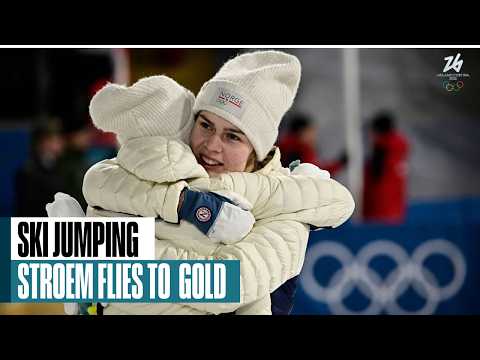 Norway goes 1-2 in inaugural women's large hill ski jumping