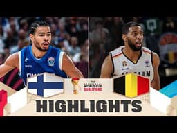 Finland 🇫🇮 v Belgium 🇧🇪 | Highlights | FIBA Basketball World Cup 2027 European Qualifiers