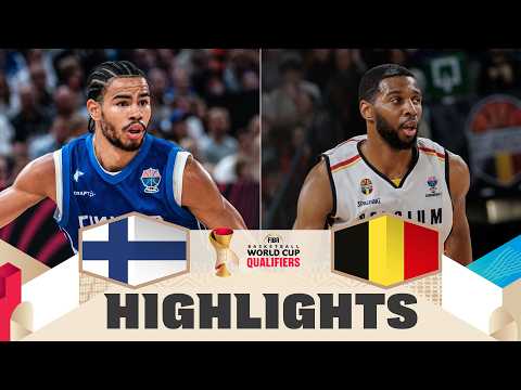 Finland 🇫🇮 v Belgium 🇧🇪 | Highlights | FIBA Basketball World Cup 2027 European Qualifiers