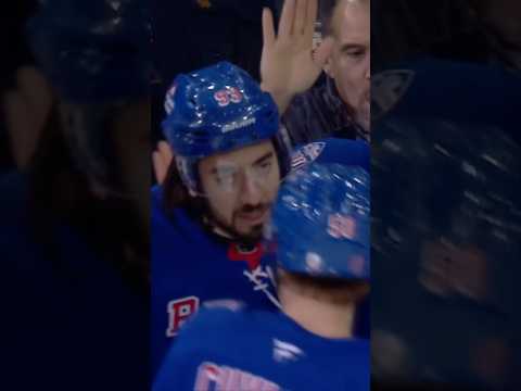 Mika banks it in 🫡 #mikazibanejad #nhl #hockey #goal #nyr