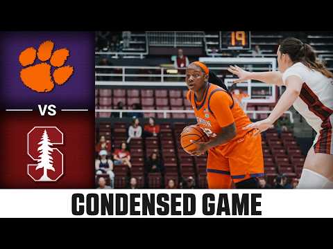 Clemson vs. Stanford Condensed Game | 2025-26 ACC Women's Basketball