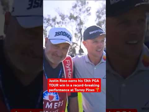 Take a bow, Justin Rose 👏🌹