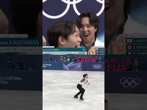 Yuma Kagiyama score reactions never get old 🥳🇯🇵