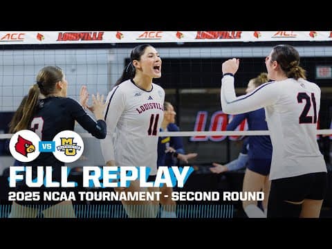 Louisville vs. Marquette: 2025 NCAA women's volleyball second round | FULL REPLAY