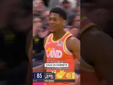 🔥 BACK TO IT 12! #deandrehunter #cavs #cleveland #nba