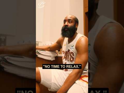 Do whatever you gotta do to be prepared for Game 6. #LetEmKnow #Cavs #JamesHarden #NBA #Shorts