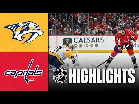 Predators vs. Capitals | NHL Highlights | February 05, 2026