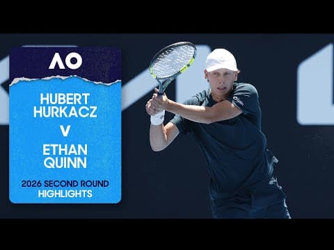 Hubert Hurkacz v Ethan Quinn Highlights | Australian Open 2026 Second Round