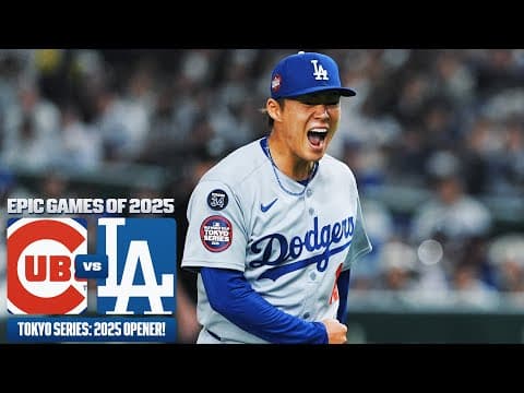 FULL GAME: Yamamoto, Shohei Ohtani lead way for Dodgers Tokyo Series Game 1 win (Dodgers vs. Cubs)
