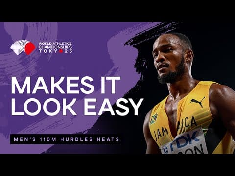 Mason storms to fastest 110m hurdles qualifier with 13.17 | World Athletics Championships Tokyo 25